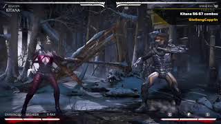 Mortal Kombat X Kitana 56-57% Combos