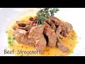 บีฟ สโตรกานอฟฟ์ Beef Stroganoff