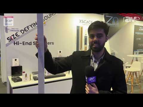 ISE 2024: Xscace Shows off Ultra-Slim QuadCane Array Speaker