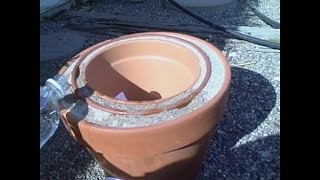 Homemade Pot-In-Pot Refrigerator Off Grid Fridge Cools Air Up To 40F Evaporative Coolerchiller