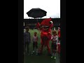 Mighty Red takes on the Ice Bucket Challenge