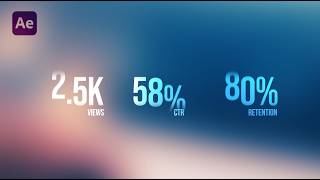 Animate Social Media Stats In After Effects Step By Step