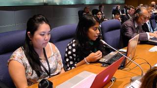 Youth Intervention on the Sustainable Development Goals (SDGs) - CBD WGRI - 5 June 17, 2014