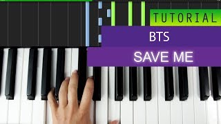 방탄소년단 Bts- Save Me - Piano Tutorial