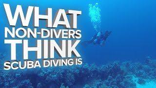 What Non-Divers Think Scuba Diving Is What Non-Divers Think Scuba Diving Is