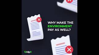 Save Environment, Say No To Paperbills
