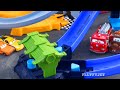 Disney Cars 2 Tokyo Spinout Track Set - Pixar Cars 2 Spin Out Mattel Toy Review