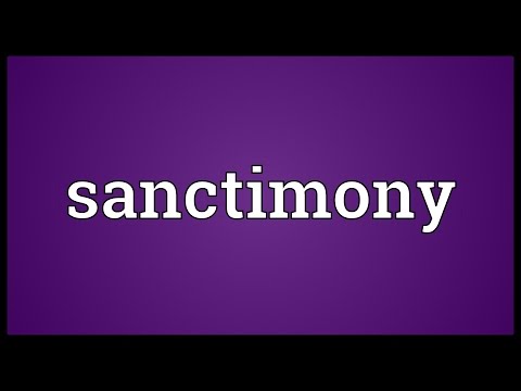 Header of sanctimony