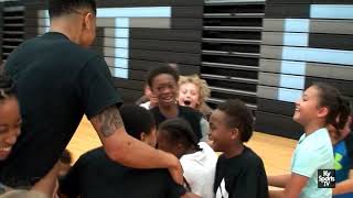 AJ SLAUGHTER HITS A 3 POINT BUZZER BEATER AT SWISH 2 SUCCESS SLAUGHTE ELITE CAMP