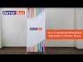How to Install Multifunctional Adjustable X Banner Stands