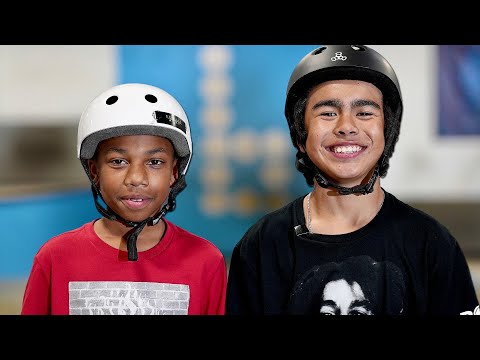 12 YEAR OLD VS 13 YEAR OLD GAME OF SKATE