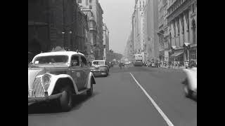 [4K, 60Fps, Stab] Manhattan, New York City, Avenue, In The 1940S