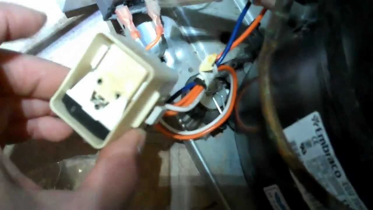 Fixing a Refrigerator Compressor that Won't Start, Compressor Relay