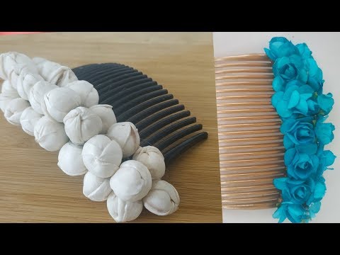 DIY Bridal Hair Comb Clip | How to make hair accessories - YouTube