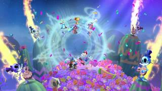rayman legends 100 walkthrough part 35 world 4 invaded the deadly lights invaded
