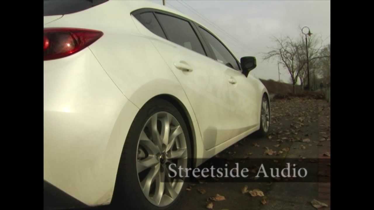 CorkSport 2014 Mazda 3 Axle Back Exhaust - YouTube