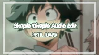Simple Dimple Audio Edit