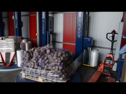 Robopac Rotoplat 707 test perforated film