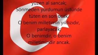 istiklal marşı sozleri/turkish anthem lyrics HD