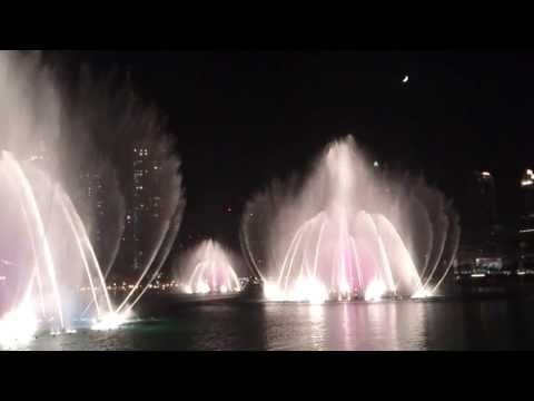 Burj Khalifa Fountain (The Dubai Fountain) - Time to Say Goodbye...