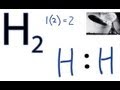 H2 Lewis Structure - How to Draw the Dot Structure for H2