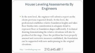 House Leveling San Antonio -- Arredondo Group Has 20 Years Experience