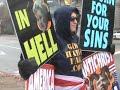 Part 1/3: Interviewing Shirley Phelps Westboro Baptist Church at University of Pittsburgh Protest Part 1/3: Interviewing Shirley Phelps Westboro Baptist Church at University of Pittsburgh Protest