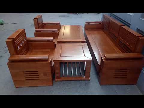 Mẫu bàn ghế Sofa gỗ đẹp nhất trên thị trường | mẫu bàn ghế Tay Trứng Đối