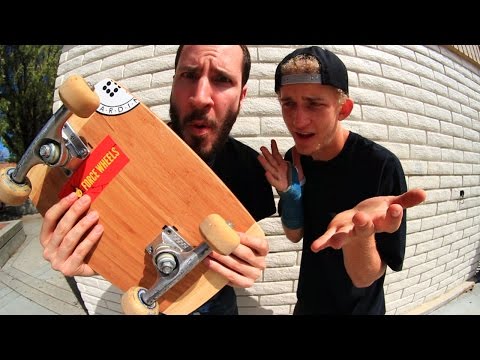 SKATEBOARDING ON A WOODEN CUTTING BOARD?! | SKATE EVERYTHING EP 20