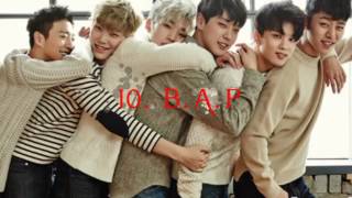 Top 10 Korean Boy Bands 2017