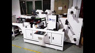 The modular, multiple labels rotary die cutting machine, labels converting machine