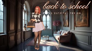 Back To School - 3 Outfits Try On Haul