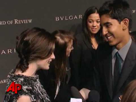 Hathaway, Patel Star Struck at NBR Awards