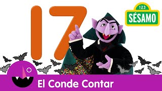 Sésamo Contando El Número 17 Con El Conde Contar.