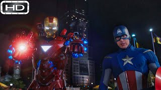 Yenilmezler | Kaptan Amerika, Demir Adam vs Loki | HD |