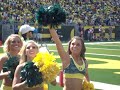 Oregon cheerleaders at the Nevada-Oregon game 9-10-2011