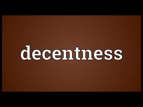 Header of decentness