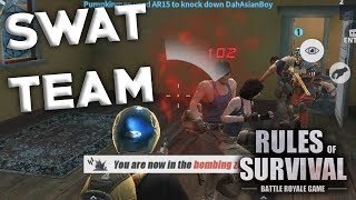 BOBBY AND MEDAL PLAY THE SWAT TEAM CUSTOM GAME CHALLENGE IN RULES OF SURVIVAL!! BOBBY AND MEDAL PLAY THE SWAT TEAM CUSTOM GAME CHALLENGE IN RULES OF SURVIVAL!!