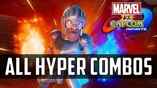 Marvel vs Capcom Infinite: All Hyper Combos | Launch HD