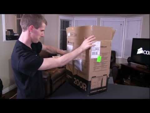Corsair 200R Value Gaming Carbide Series Computer Case Unboxing & First Look Linus Tech Tips