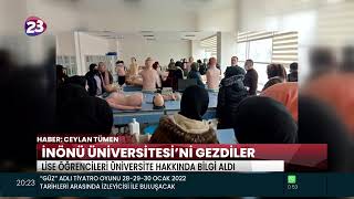Elaziğda Üni̇versi̇teye Hazirlanan Bi̇r Grup Öğrenci̇, Malatya İnönü Üni̇versi̇tesi̇ni̇ Gezdi̇