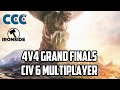 [EN] 4v4 GRAND FINALS | CCC8 DAY 3 | CIV 6 MULTIPLAYER | Co-Cast with OnSpotTV