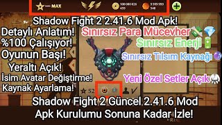 Shadow Fight 2 Güncel 2.41.6 Mod Apk Kurulumu Yeni Ekipmanlar %100 Çalışıyor