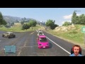 PINK SMART CAR CHASE (Grand Theft Auto V)