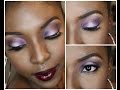 Purple Pink Eye & Vampy Lips feat. L A Girl Lip Paint| 242BlqRze