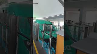 Main Reppy Green Monorail Hoppy Hopscotch Arriving Beach Station