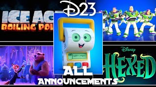 Destination D23 2025 All Announcements Hexed, Ice Age 6, Zootopia 2, Toy Story 5 And More