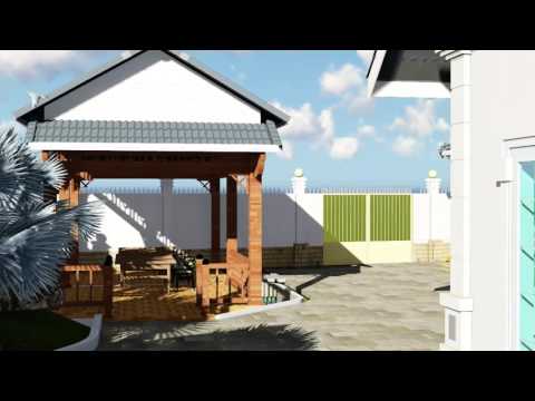kết hợp revit và lumion - phương án thiết kế biệt thự