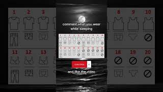 What Do You Wear While Sleeping?