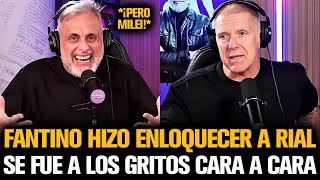 Fantino Hizo Enloquecer A Rial Y Se Fueron A Los Gritos Por Milei Cara A Cara